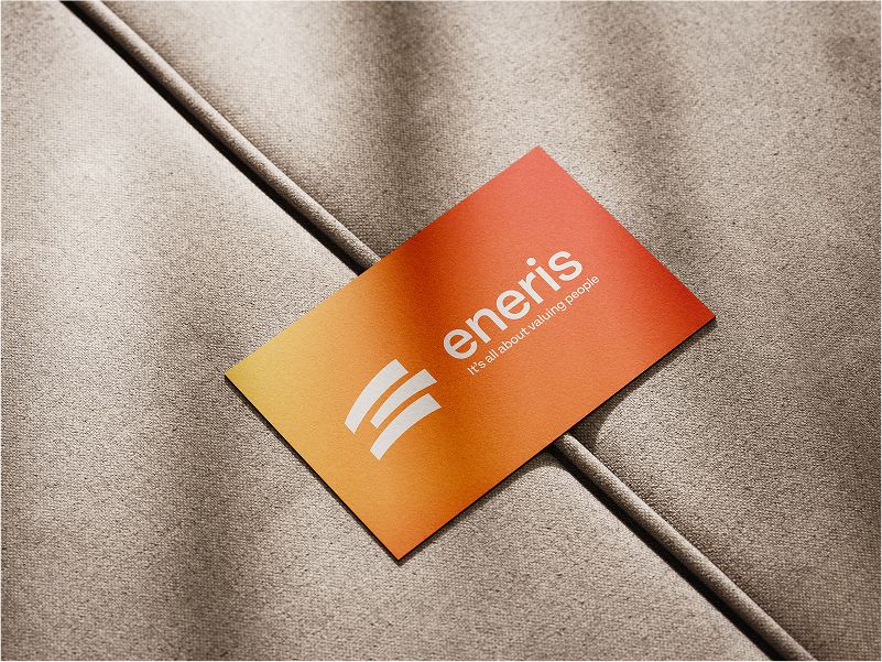 Designer-Morges-Eneris Carte de visite de Eneris fait par owdji agence design